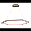 Et2 Hex 1-Light 39.5" Wide Brushed Champagne Pendant Light E22285-BCN